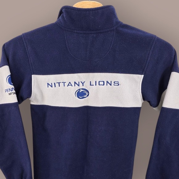 VTG Penn State Fleece Jacket Size Small 1/4 Zip Nittany Lions Active College PSU - Picture 4 of 11